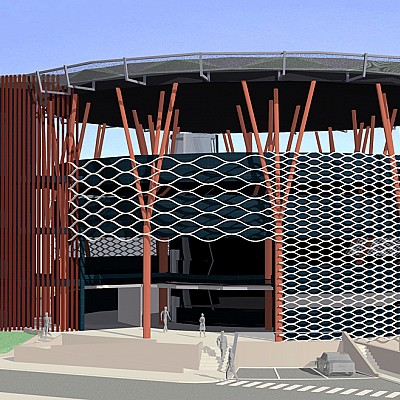 EDIFICIO ADMINISTRATIVO CON HELIPUERTO